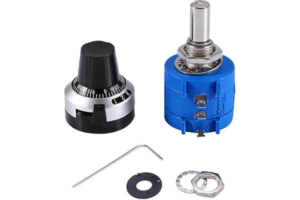 10K potentiometer 220V ohm potentiometer 3590S-2-103L precisionstrådspotentiometer 10 varv potentiometer med knapp