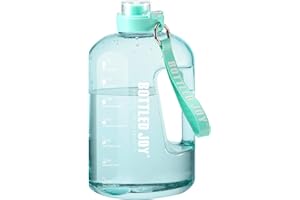 GHONLZIN Bouteille d'eau, 2,5 L Water Bottle Gourde Sport Gourde Reutilisable sans BPA Anti-Fuite, Bouteille avec Traqueur de Marqueur de Temps pour Sport, Gym, Voyage