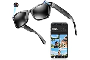 DEEDLITE Meacode AI Smart Glasses — Assistant Vocal IA, Traduction, Appels Bluetooth, Capture HD, Léger et Confortable (Lunettes de Soleil)