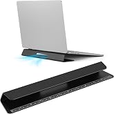 Psitek Laptop Cooling Stand Aluminium- Improves Cooling, Ergonomics, Stability and Versatility - Compatible with MacBook and