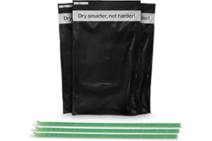 DSCHINNI DryFerm Starter Set 30 x 50 cm Set + Clips – Dry Bag Reife- & Trocknungsbeutel mit Verschlussclips I Kräuter trocknen, Wirkstoff-Booster, minimaler Geruch & schimmelsicher