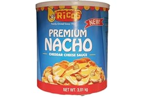SLAMTECH_ONLINE New Ricos Premium Nacho Cheddar Cheese Sauce 3kg Tin Suitable for Home Professional Chefs & Restaurants