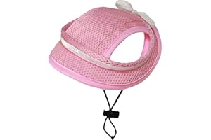 Reccisokz Gorra Perro Mascota Deportes Gorra de béisbol Gorra de béisbol Mascota Gorra Exterior Sunbonnet Gorra de Sol Sombrero de Viaje de Verano con Orificios（M）