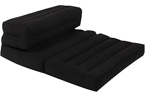 Handelsturm Faltbares Meditationskissen, Meditationssitz für Verschiedene Meditationstechniken, als Zafu und Zabuton, für Anfänger geeignet mit Fester Füllung aus Kapok