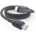 Anker 240W USB-C to USB-C Cable, 3 ft Double Braided Nylon Type-C Charging Cable, For MacBook Pro 16", iPad Pro, Samsung S23 / S22 / S21 Series, Pixel, HP, and More (Charger Not Included)