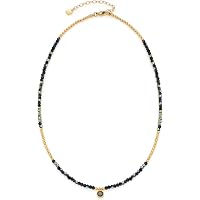 Leonardo Bracciale Donna In Acciaio Inox Con Perle E Mini Cristalli - Elastico Con Ciondolo A Moneta, 32016412 - 3