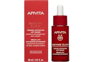Apivita Beevine Elixir Firming Activating Lift Serum 30ml - Anti Wrinkle Serum with Propolis & Vine Polyphenols, Plant Collagen, Niacinamide - Instant Skin Tightening, Lifting, Firmness, Brightness