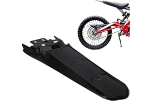 JFG RACING Motorrad Schutzblech Hinten,Motorrad Verlängerter Hinten Kotflügel Rear Fender für Sur Ron Light Bee X/S X260 X160 Electric Dirt Bike-Schwarz