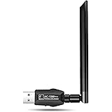 HENMI WLAN Stick, WLAN USB Adapter Dual Band 1200Mbps(5.8G/867Mbps+2.4G/300Mbps) USB 3.0 WLAN Stick Für PC Windows 10/XP/Win7