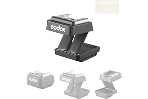 Godox FS-R Elevador de Zapata Caliente Plegable de Contacto único, Adaptador de Montaje Elevador de Zapata Caliente Compatible con iM30, iM20, iM22 para una colocación Flexible del Flash