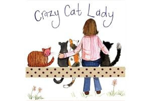 KOMIRO ALEX CLARK Crazy Cat Lady Fridge Magnet