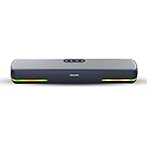 Philips TAB4120BL/94 Wireless Bluetooth Soundbar, 20W, 8H Playtime (Sky Blue)