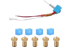 LANKEGU Zestaw Hotend do Anycubic Kobra, zmontowany zestaw głowicy drukującej do drukarki 3D z 4 silikonowymi skarpetkami i dyszami do drukarek 3D Filament Kobra