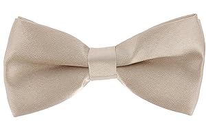 cravateSlim Noeud Papillon Garçon Couleur Unie - Noeud Papillon Enfant Garçon d'Honneur Mariage, Baptême - Collection Père et Fils, Papa et Enfant