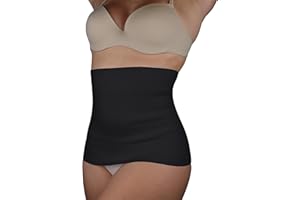 Leedya Pancera in Lana 43% Riscaldante Contenitiva Donna e Uomo Invernale - Calda Fascia Lombare Supporto Schiena Protezione e Sostegno - Panciera Maschile e Femminile Ortopedica Unisex (Nera, M)