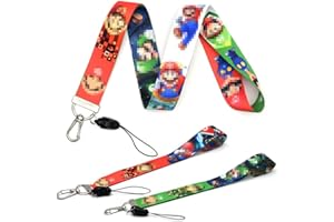 3 cordones de para correa de cuello Nesloonp Lanyard para llaves, tarjeta de identificación, suministros escolares de oficina, 45 x 2,5 cm