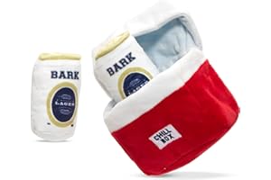 Barkbox Giocattolo interattivo per cani 2 in 1, giocattolo per cani e cuccioli, giocattolo stimolante per animali domestici, piccolo, campeggero eroe