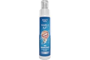 AlohaLabs Smile Up Gel Sbiancante Denti Professionale con Percarbonato di Sodio e Xylitolo - Rimuove Macchie e Protegge lo Smalto Dentale - 50ml