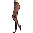 Wolford Women Satin Touch 20 Tights (3 units), Ladies hosiery,transparent,sheer,translucent,shimmering,7005 black,S
