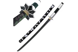 LOOCAA Demon Slayer Sword Bamboo Sword Kids Teenager Cosplay Sword Halloween Party Anime Tanjiro Cosplay - Size 76 cm For Child (Shinazugawa Sanemi)
