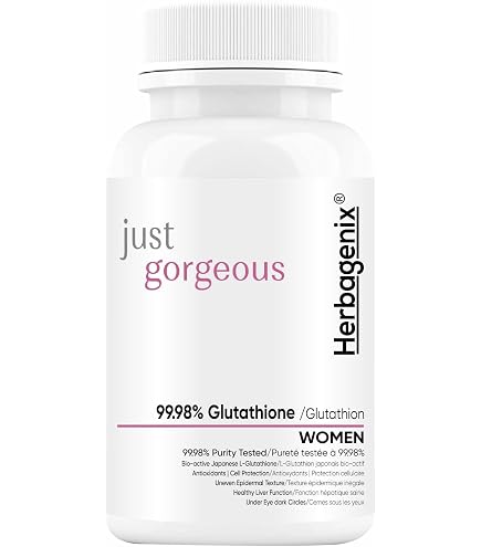 HERBAGENIX Glutathione-Tablets For Skin-Whitening L-Glutathione Reduced, Vitamin C, E, Biotin, milk thistle powder, Hyaluronic Acid, Collagen Supplements For Men-60 Glow Tablet (No Capsule/capsules) : Amazon.in: Health & Personal Care HERBAGENIX Glutathione-Tablets For Skin-Whitening L-Glutathione Reduced, Vitamin C, E, Biotin, milk thistle powder, Hyaluronic Acid, Collagen Supplements For Men-60 Glow Tablet (No Capsule/capsules) : Amazon.in: Health & Personal Care