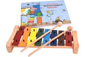 Voggenreiter Das bunte Glockenspiel Set incl. 2 mallets and booklet - Perkusja dla dzieci
