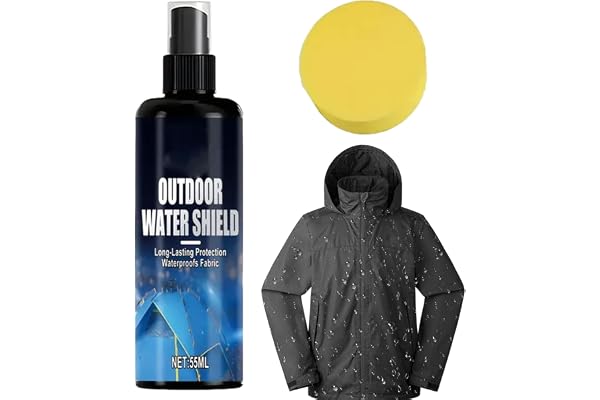 Mppchhn Spray Imperméabilisant | Protection Pluie Vêtements Chaussures Camping | Spray Anti-Pluie Portable pour Chaussures Tentes Cuir Toile | Bottes Sac à Dos Extérieur Imperméabilisant