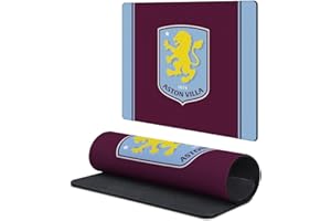 Head Case Designs Officially Licensed Aston Villa Football Club Stripes Logo Icon Gaming Office Desk PC Keyboard Mouse Mat Pad 9.84 x 11.81 x 0.12 inches (250 x 300 mm) - S
