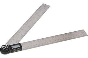 Trend 300mm Digital Angle Rule, Accurate Angle Measurement, Stainless Steel, DAR/300