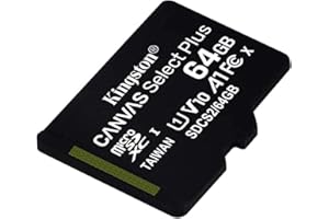Kingston Canvas Select Plus Tarjeta MicroSD, SDCS2/64GBSP Class 10, 64 GB