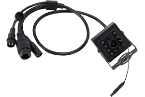 EIMSOAH Fågelhuskamera, Lågljus Inomhus Utomhusmodul Högupplöst CMOS-ljuskänsligt Chip med H.265 H.264-komprimering, för IP-HTTP-stöd i Realtid (5 MP)