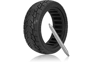 Fastvert Pneu Plein pour Dualtron Mini & Speedway Leger Trottinette - Pneu Increvable 8.5x2.5 Pouces Anti Crevaison Anti-dérapant pour Trottinette Électrique (1 Pièce) (Inclus un Levier)