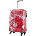Skybags Trooper 75 Cms Large Check-in Polycarbonate Hardsided 4 Wheels Spinner Luggae/Speed_Wheel Suitcase/Trolley Bag- Red and White