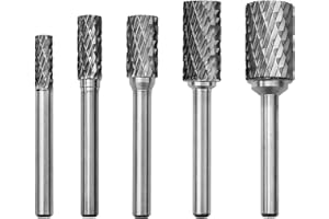 EXTRWORY Lime rotative en carbure, tête de fraise en métal, tige de 6 mm, (6 mm)