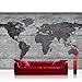 Produktbild Vlies Fototapete 312x219cm PREMIUM PLUS Wand Foto Tapete Wand Bild Vliestapete - Geographie Tapete Länder Städte Kontinente Welt Kunst Malerei grau - no. 1646