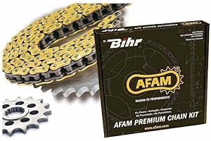 Compatible avec/Remplacement pour YFM 250 RAPTOR - 08/14 - KIT CHAINE 14/38 AFAM / 3038198