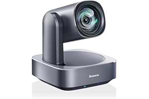 Kamera Tenveo 4K PTZ Kamera do transmisji strumieniowej HDMI/USB3.0/PoE/RJ45 Kamera konferencyjna z 12-krotnym zoomem optycznym Szeroki kąt widzenia YouTube/OBS Transmisja na żywo i Skype/Zoom