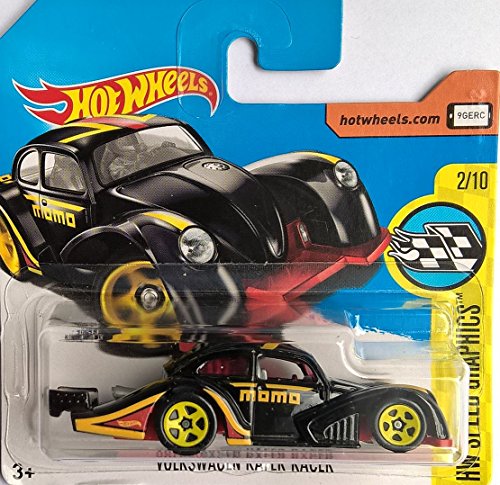 Preisvergleich Produktbild HOT WHEELS® Volkswagen / VW Käfer Racer - 1:64 - Basisfarbe schwarz