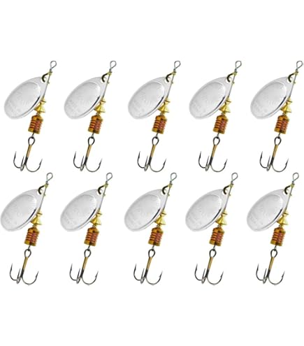 Cuillère tournante mepps aglia or mouche rouge (x1) - Leurre cuillères