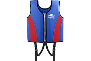 Gogokids Kids Swim Vest - Baby Folat Swim Training Jacket Toddler Buoyancy Swimsuit Swimwear for 2-9 years