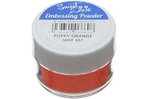 Sweet Dixie Embossing Powder Poppy Orange, Synthetic Material, 4 x 4 x 3 cm