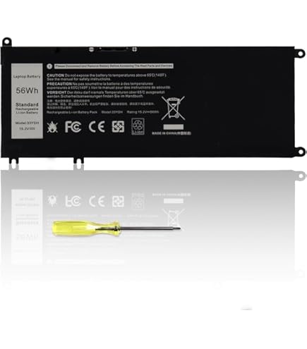 WLTree 74Wh 357F9 Batterij voor Dell Inspiron 7000 Dump 15 7566 7567 7557 7559 I7559 5576 5577 INS15PD-1548B 1548R 1748B 1748R 2548R 2548B 2748R Gaming Series 0GFJ6 71JF4 P57F P65F P65F001 Battery
