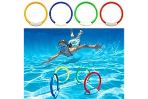 AimdonR- Classici Anelli da Immersione, Colore Verde, Rosso, VLNF