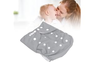 ZJCHAO Adjustable Washable Leakproof Snaps Cloth Diapers for Kids Girls and Boys 3-6 Years (104)