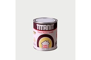 TITANLUX Titanit Exteriores Pintura vinílica al agua Satinado Blanco 750 ml
