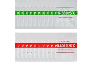 XCSOURCE 20pcs 4.00 6.86 pH Meter Buffer Solution Powder for Quick Easy Accurate pH Calibration Water Purity BI672