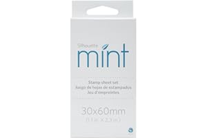 SILHOUETTE AMERICA Schwarzkopf Silhouette Briefmarken-Set, groß, Minzgrün