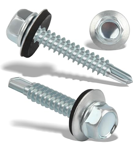 Viti Per Pannelli Facciali 4,8x38 Mm RAL 7016 Grigio Antracite Inox A2 - Confezione Da 50 Pezzi - Foto 12