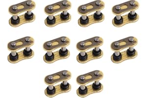 MOTOMASTER Motorcycle Chain Link 520 With O-ring (10 pcs) Compatible with Universal/Honda/Yamaha/BMW/Kawasaki/Indian/Suzuki/Ducati/Victory/Triumph/KTM/Aprilia