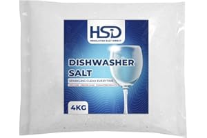 HSD HIMALAYAN SALT DIRECT Dishwasher Salt Box, 4kg, Prevents Limescale Build Up, Effective against Hard Water